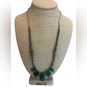 Green Beaded Necklace